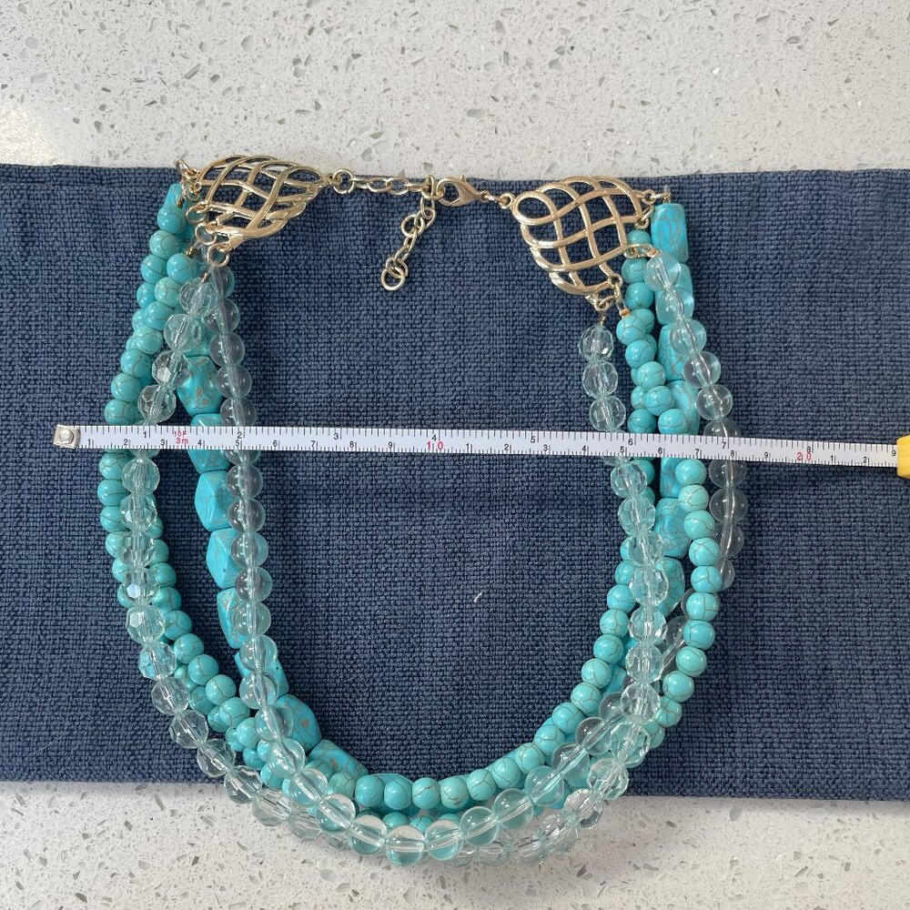 (2) Beaded necklaces